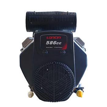 Bensinmotor Loncin V-Twin 20,0 hk, Euro5 motor, med vertikal axel.