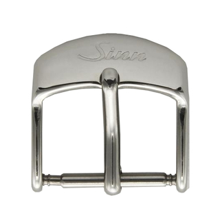 Sinn Polerad Stål C-Spänne 18 mm till Läderband - 2