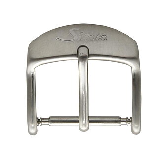 Sinn Satinerad  Stål C-Spänne 18 mm till Läderband