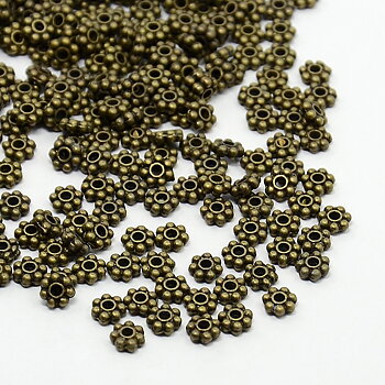 Daisy mellanpärla 4 mm bronsfärgad 50 st
