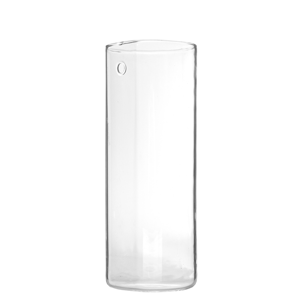 Wall vase - Clear glass vase - 18 cm - 9