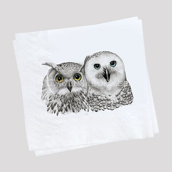CONTEMPLATION UGGLOR Servett 20-pack 33 x 33 cm