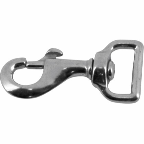 Pistolkrok 8 cm rustfritt stål