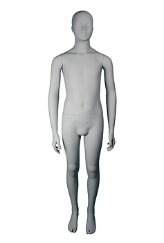 Junior mannequin, lys grå
