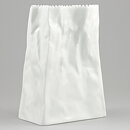 Tapio Wirkkala (Do Not Litter 1977) White Bag Vase 15 cm  [Sample Images]