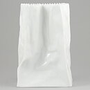 Tapio Wirkkala (Do Not Litter 1977) White Bag Vase 15 cm  [Sample Images]
