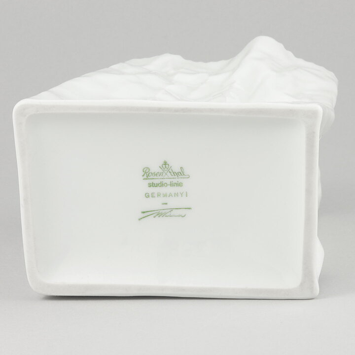 Tapio Wirkkala (Do Not Litter 1977) White Bag Vase 15 cm  [Sample Images]