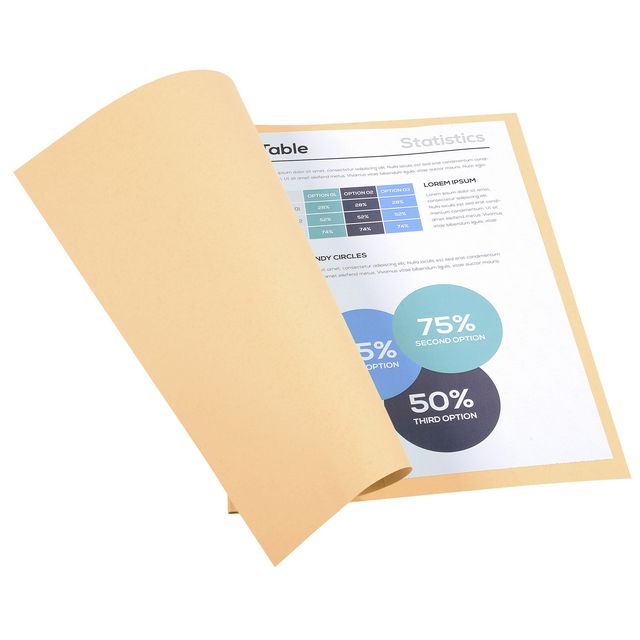 Mapp utan klaff A4 beige 100/fp - 3