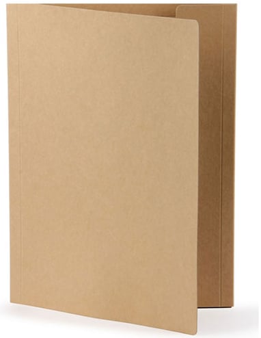 Mapp A4, 1-klaff brun 50/fp
