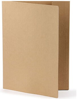 Mapp A4, 1-klaff brun 50/fp