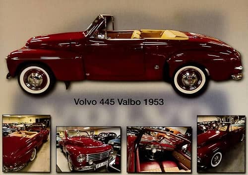 Volvo, bil vykort, retro - 6