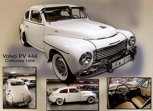 Volvo, bil vykort, retro - 8