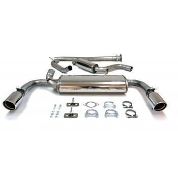 2,5" Sport exhaust cat back Stainless