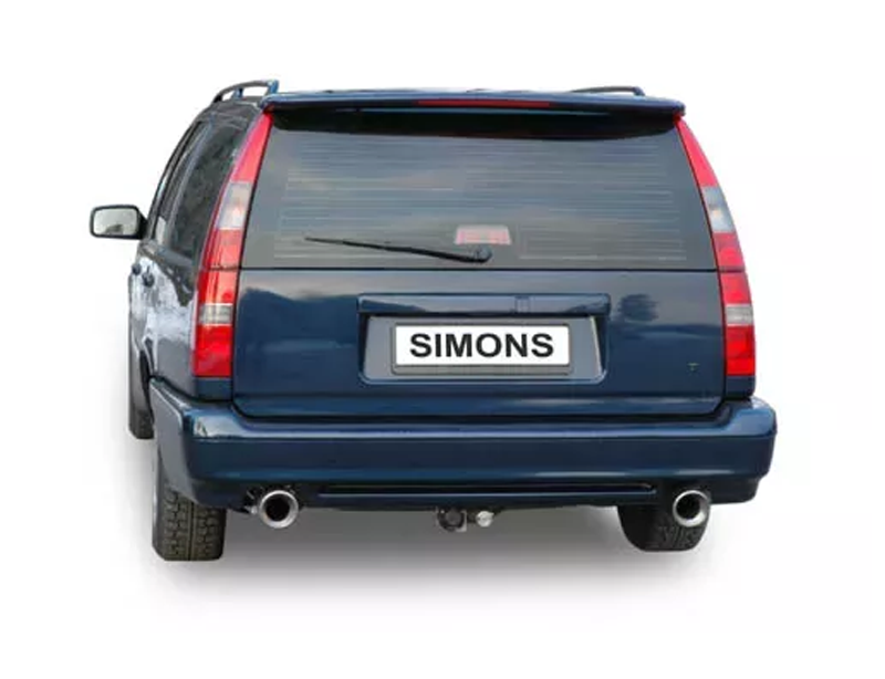 2,5" Sport exhaust cat back Stainless - 2