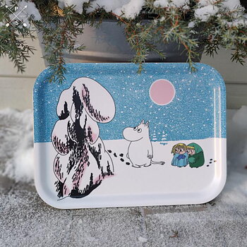  Mumin Djupsnö bricka från Opto Design