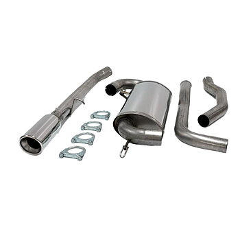 2,5" Sport exhaust cat back Stainless
