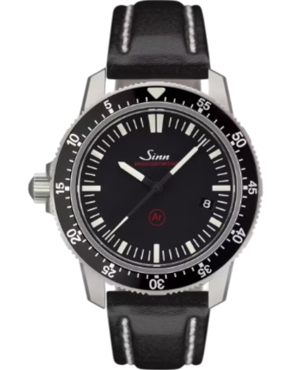 703.010 Sinn EZM 3F vintage svart läderband