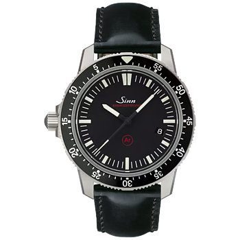 703.010 Sinn EZM 3F vintage svart läderband