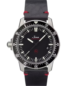 703.010 Sinn EZM 3F svart eller brunt kalvskinn i vintage stil
