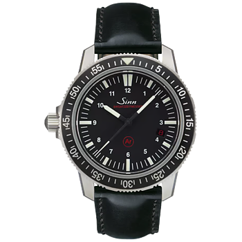 603.010 Sinn EZM 3 vintage svart läderband