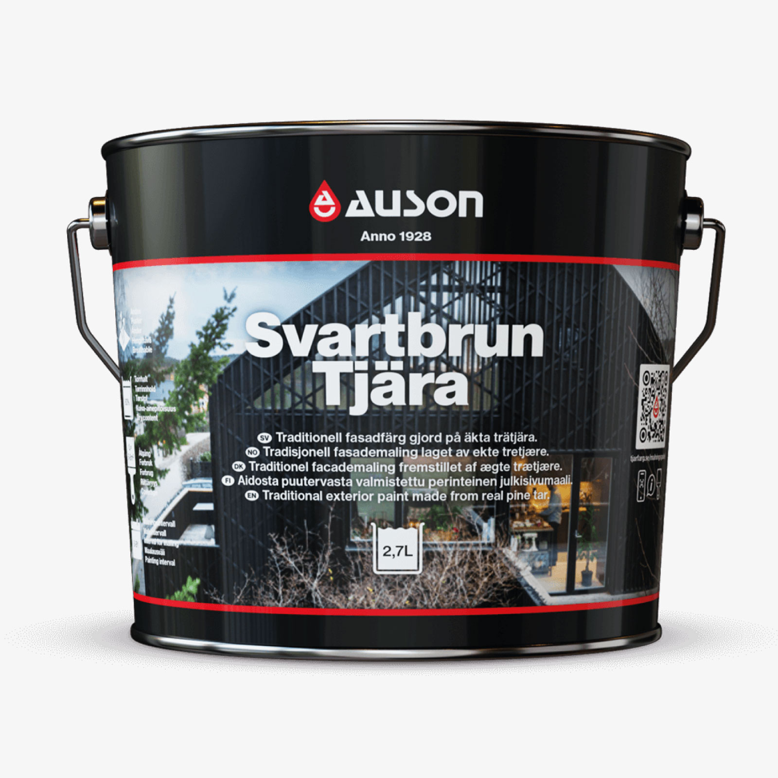 SVARTBRUN TJÄRA AUSON, flera varianter