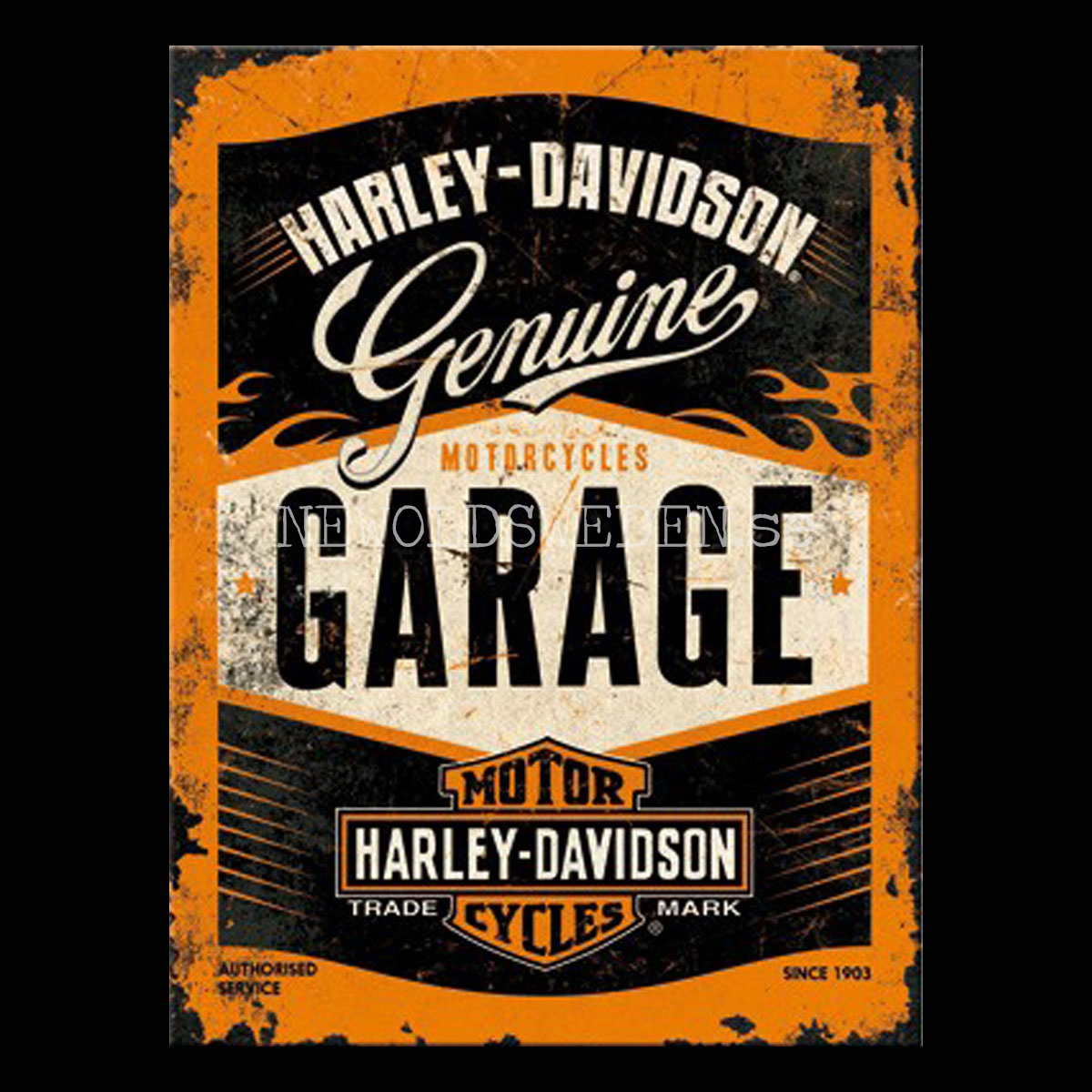 HARLEY-DAVIDSON Magnet 6 x 8 cm Nostalgic Art