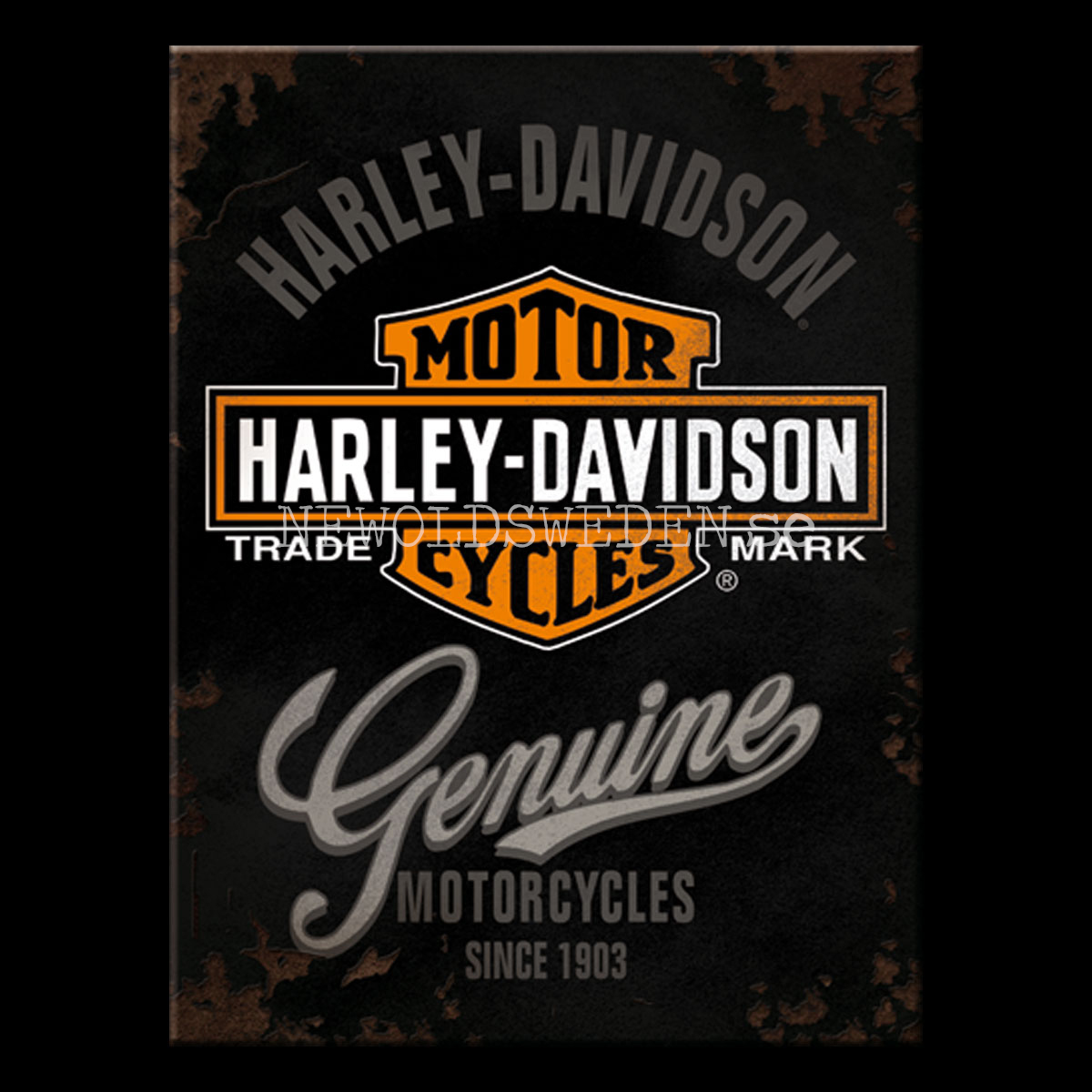 HARLEY-DAVIDSON Magnet 6 x 8 cm Nostalgic Art