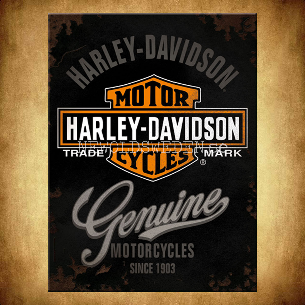 HARLEY-DAVIDSON Magnet 6 x 8 cm Nostalgic Art - 2