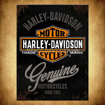 HARLEY-DAVIDSON Magnet 6 x 8 cm Nostalgic Art