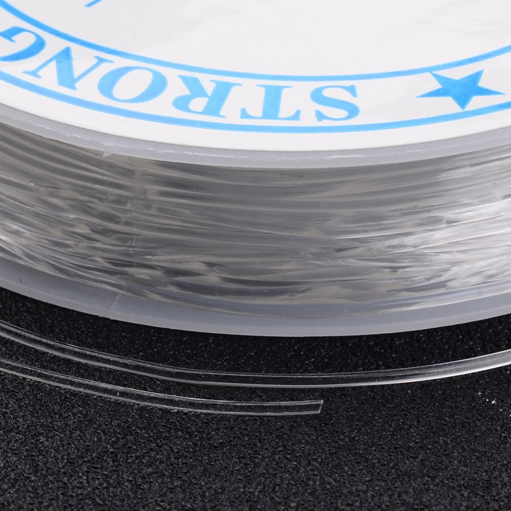 Elastisk tråd 1 mm klar – ca 5 meter - 2