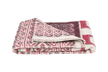 DALARNA RÖD, WOOLBLANKET,  90x130cm