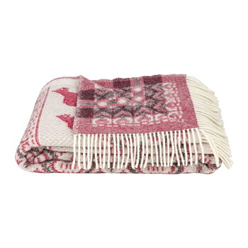 DALARNA RÖD, WOOL BLANKET, 130 x 200 cm