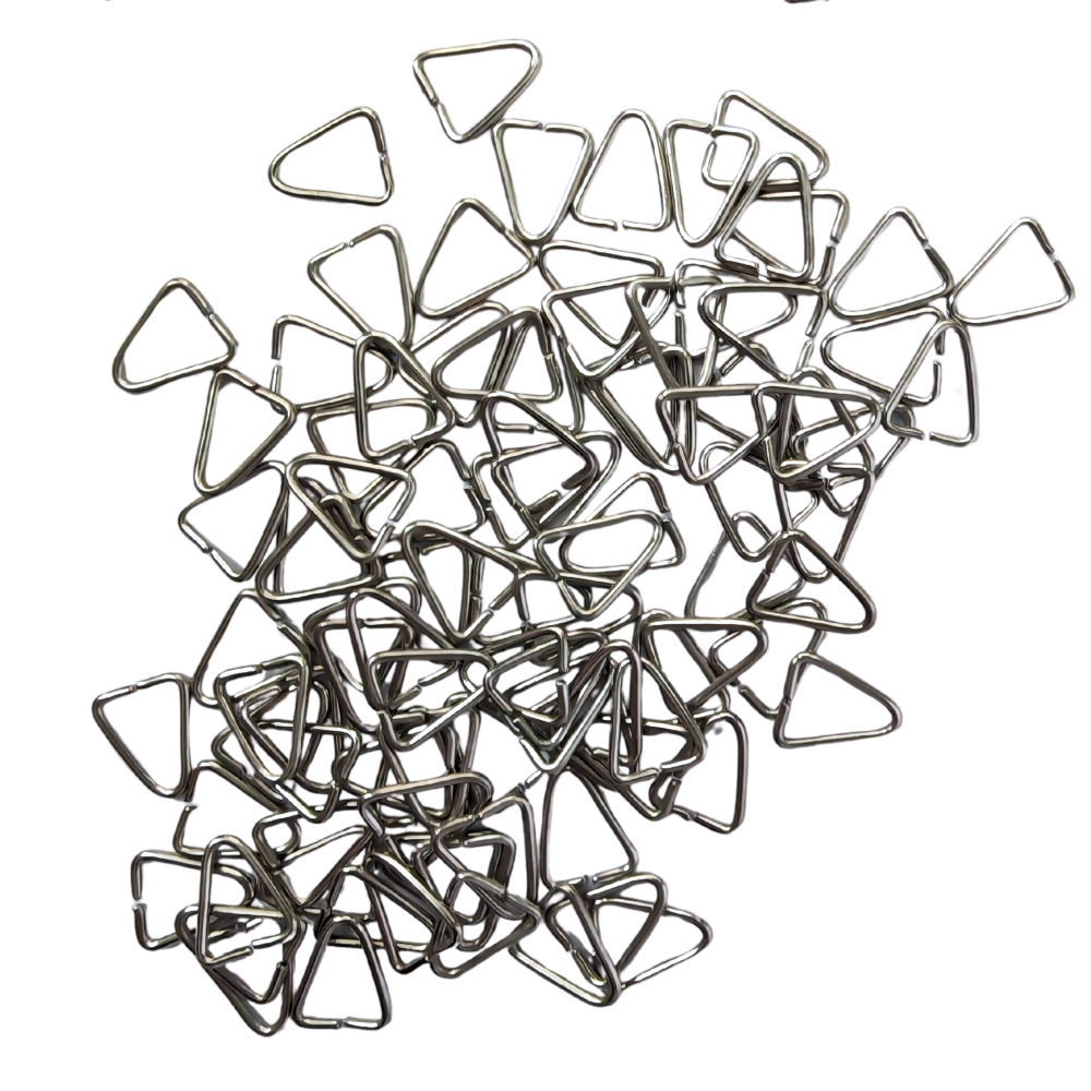 Stigbygel trekantsring antiksilver - 2