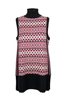 DALARNA, GILET EN LAINE MÉRINOS