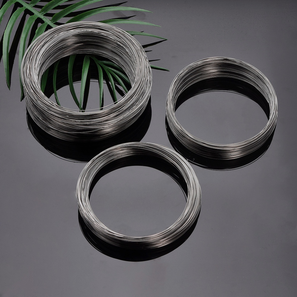 Memory wire för halsband – svart, 11,5 cm (20 varv) - 3
