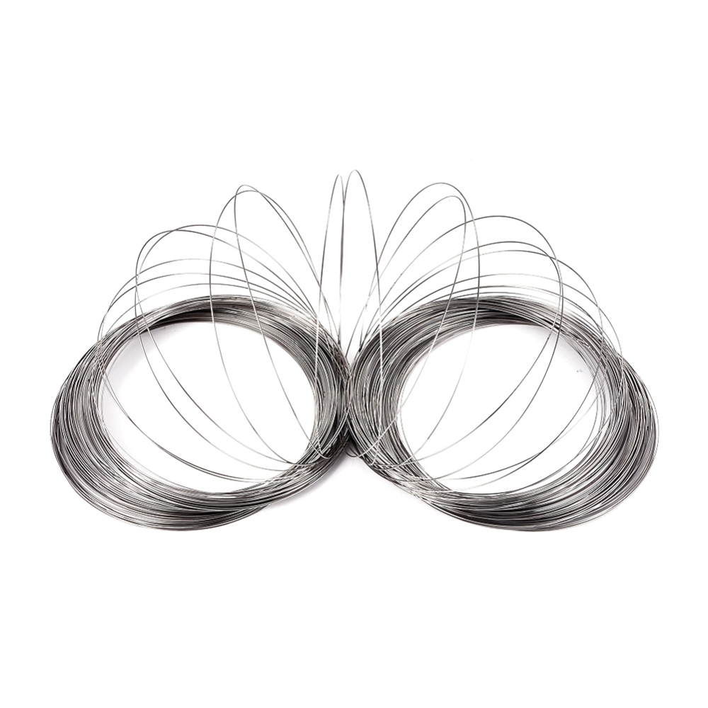Memory wire för halsband – svart, 11,5 cm (20 varv)