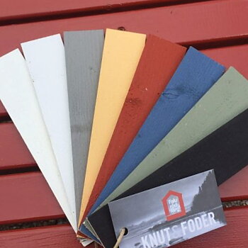 KNUT & FODERFÄRG BRUTEN VIT, olika storlekar