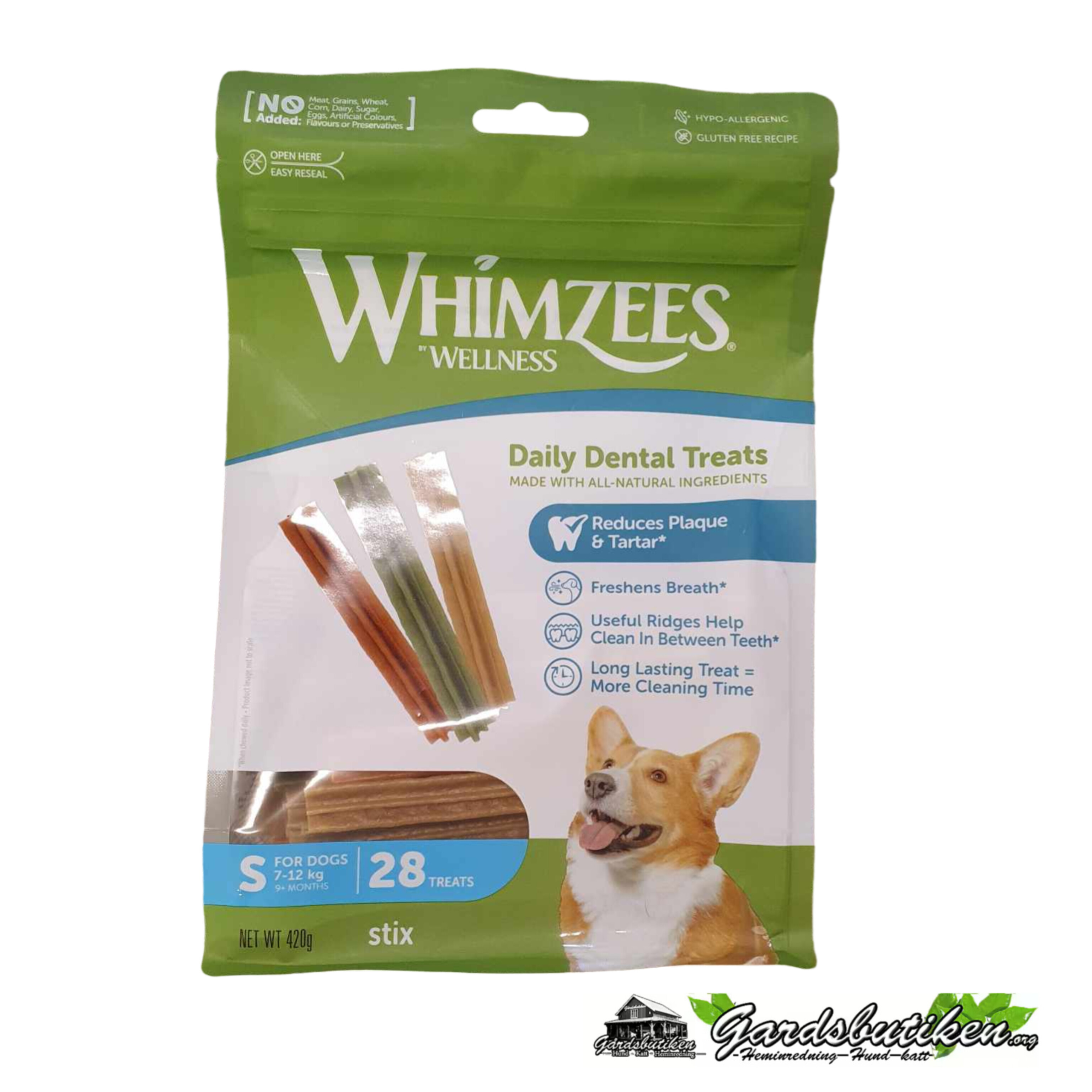 Whimzees Stix Small 28 bitar