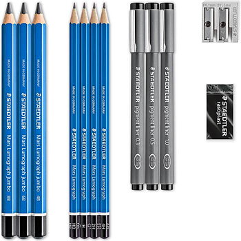 Skisset Staedtler 12/fp