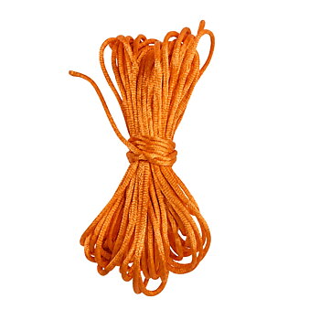Satinsnöre rattail 2 mm – orange