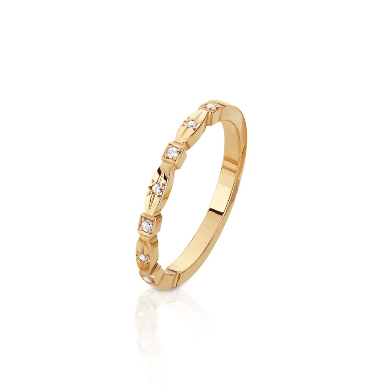 Ring Cecil diamanter guld 18 karat