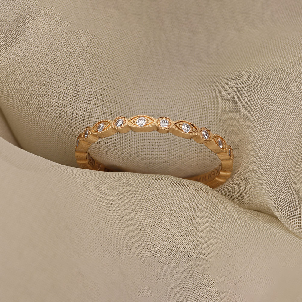 Ring Petite diamanter guld 18 karat 