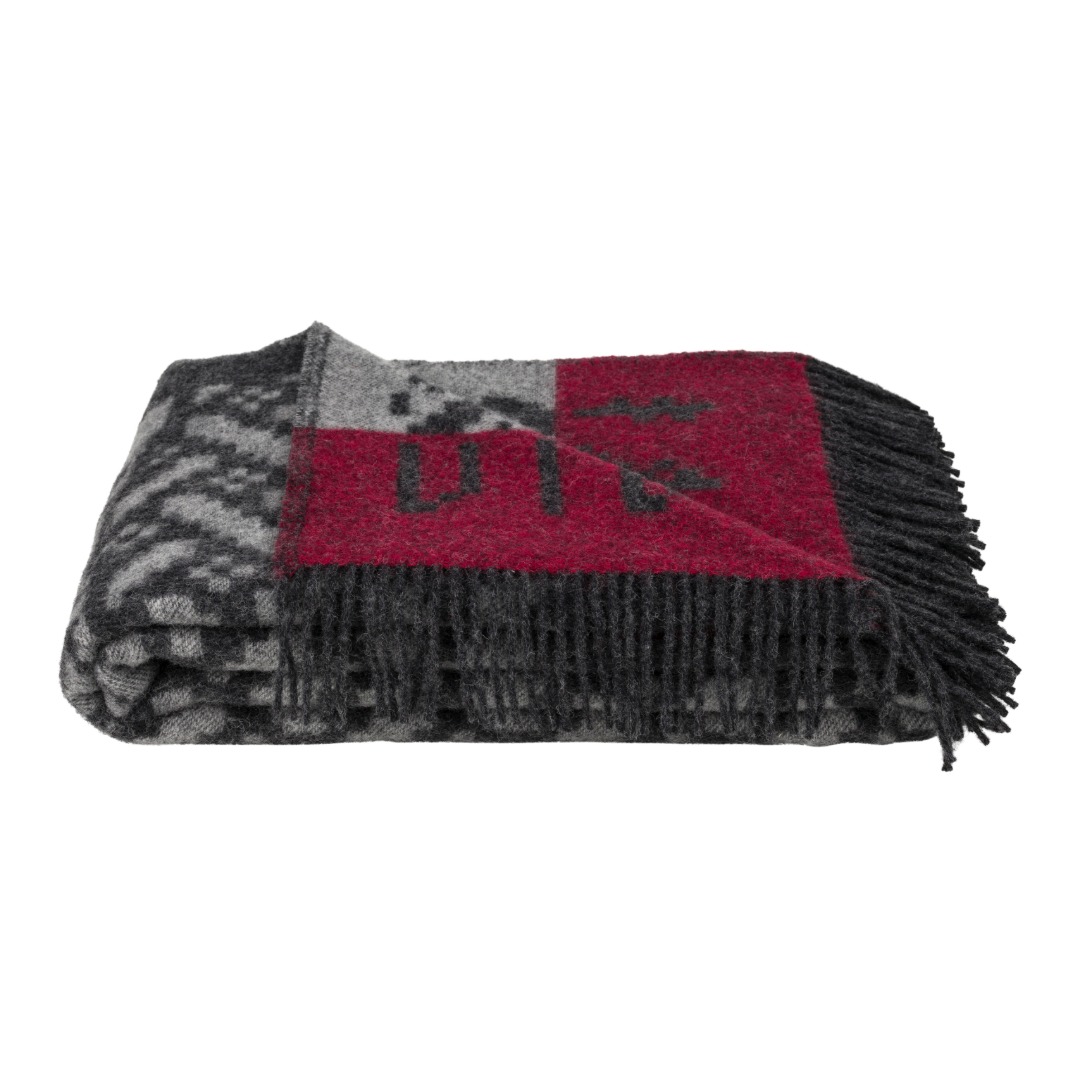 FUTHARK, WOOL BLANKET, 130 x 200 cm