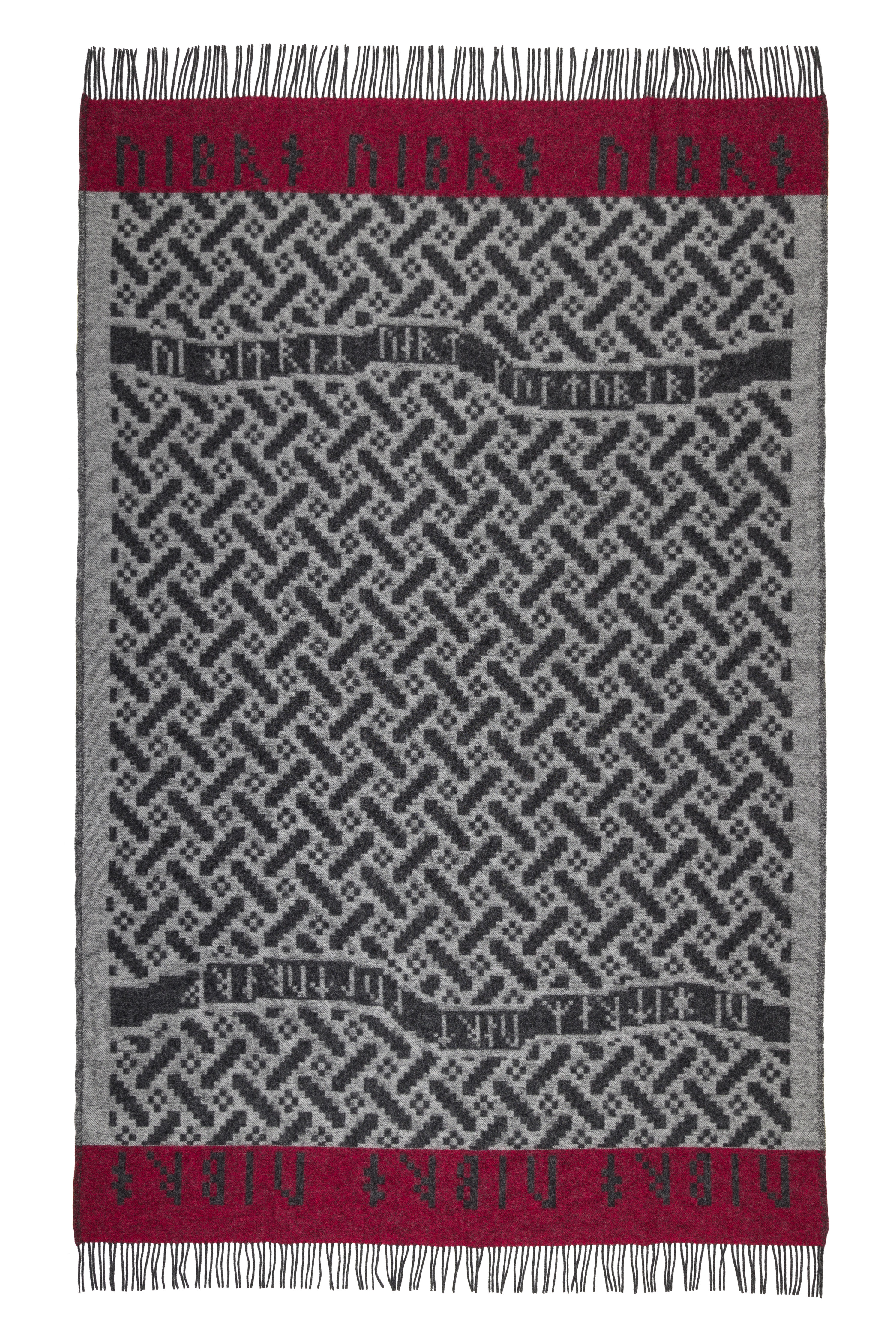 FUTHARK, WOOL BLANKET, 130 x 200 cm - 3