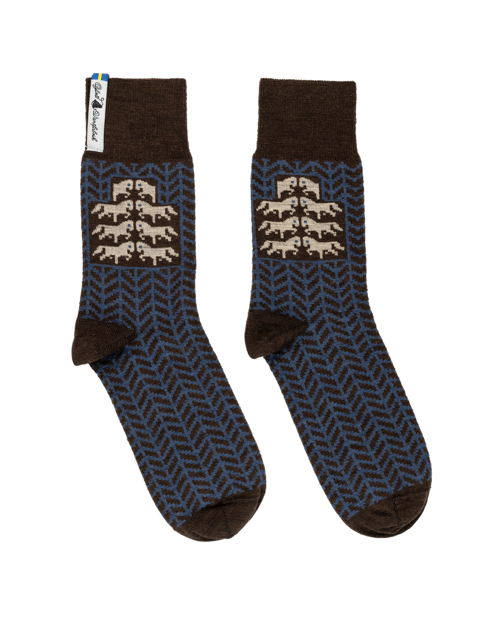 GOTLAND BRUN, MERINO WOOL SOCK