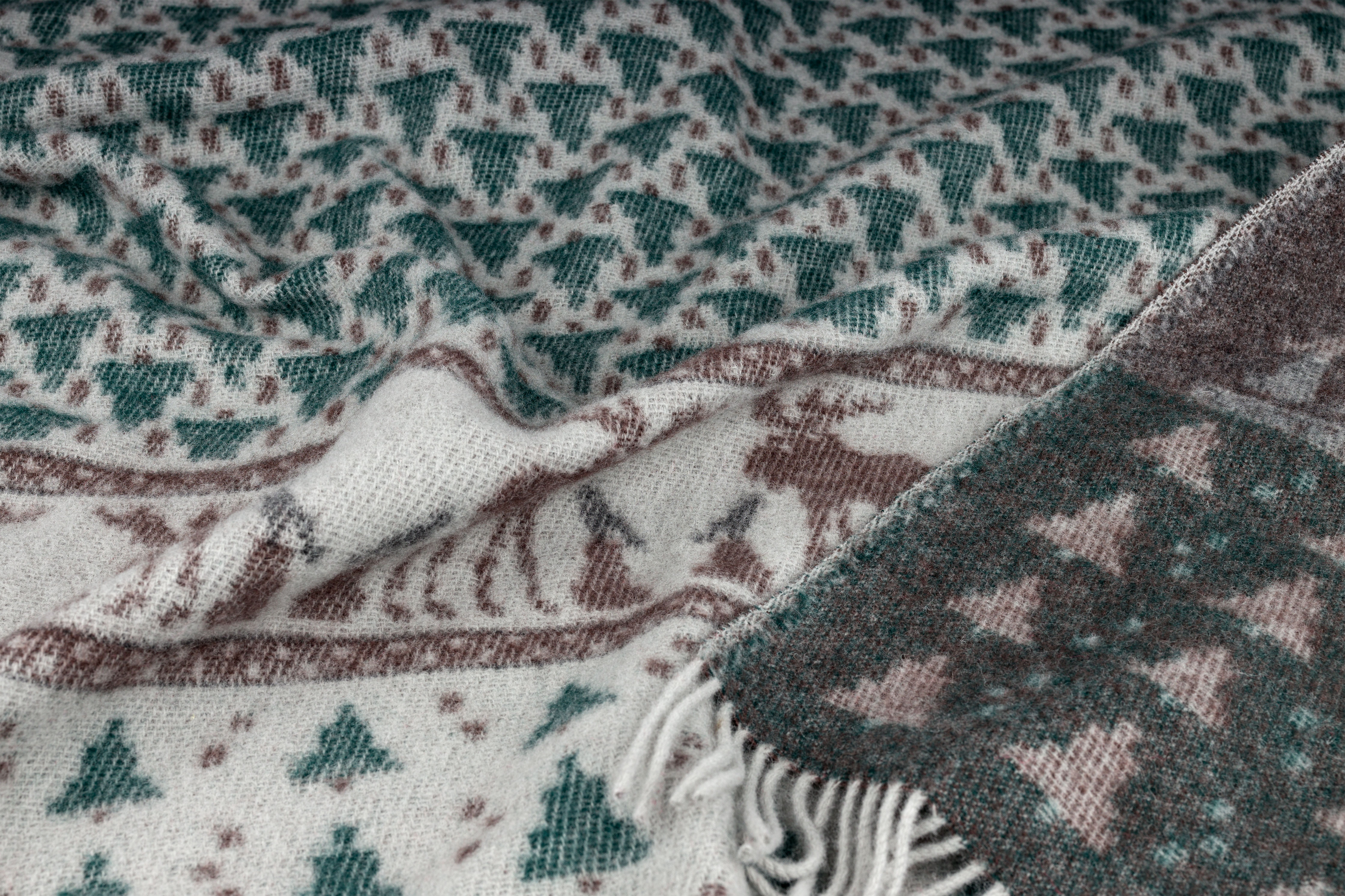 SKOGEN , COUVERTURE EN LAINE,  130 x 200 cm - 4
