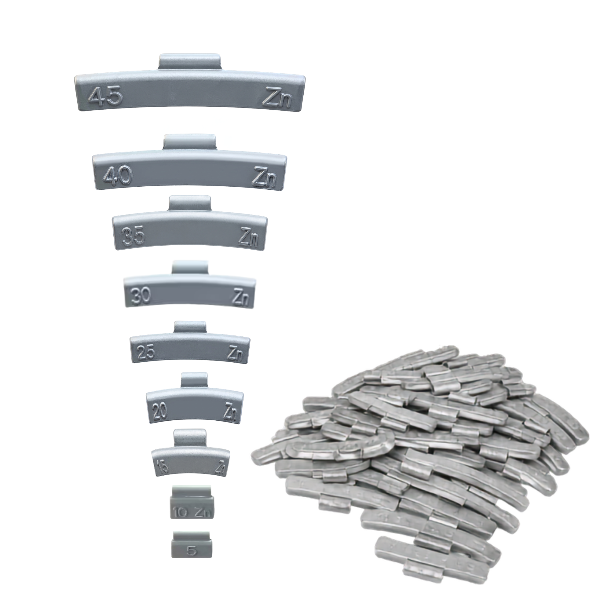 Start paket - Slagvikter till aluminium fälg