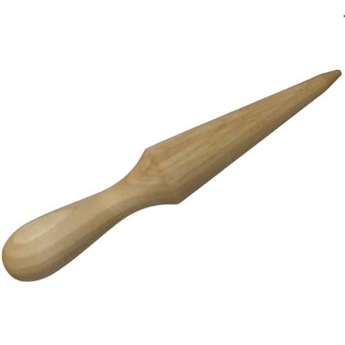 Våffelkon, strutformare i trä
