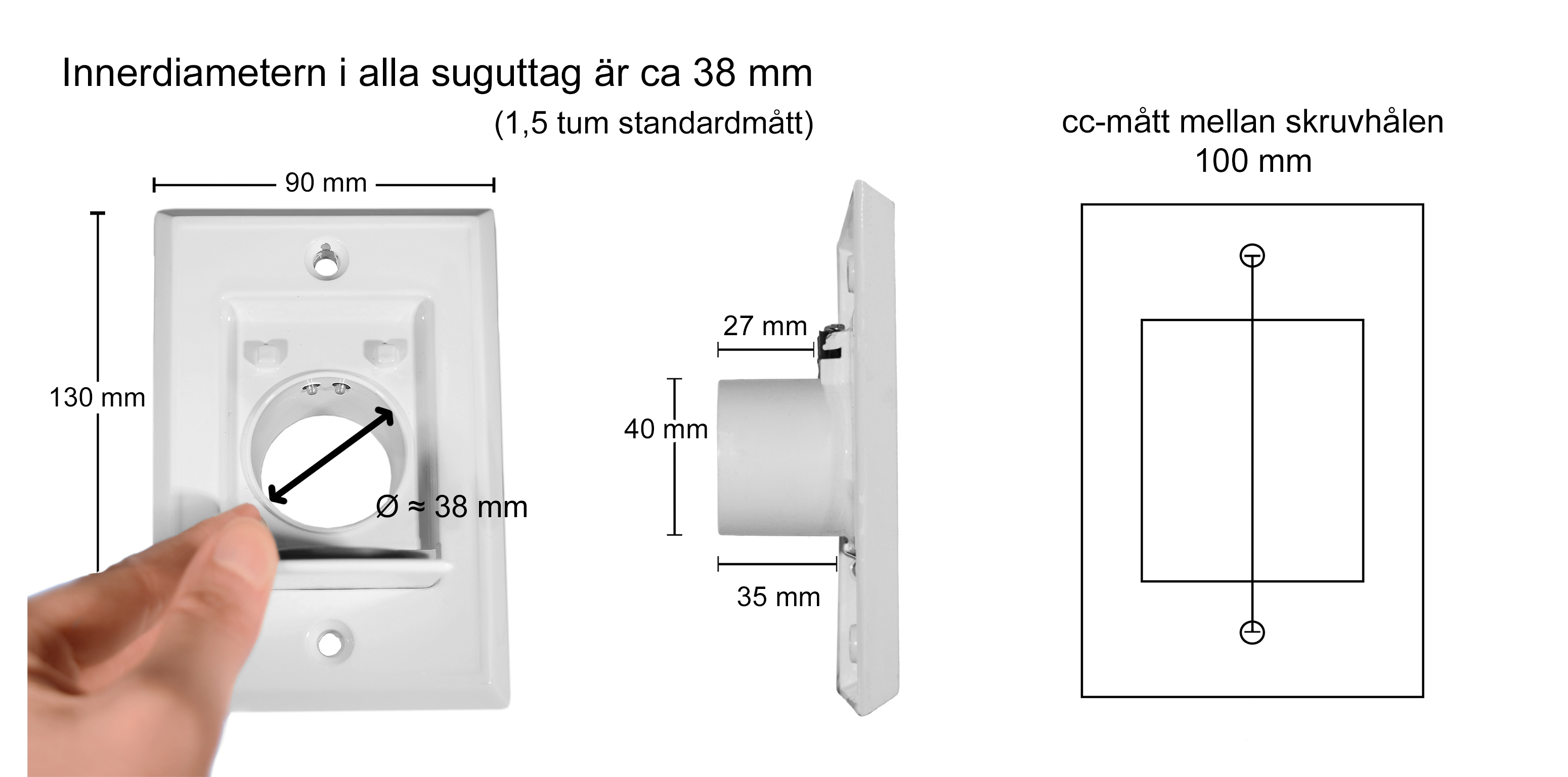 Suguttag EMS, metall flera färger - 4