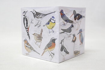 Blockkub Fåglar 10x10 cm